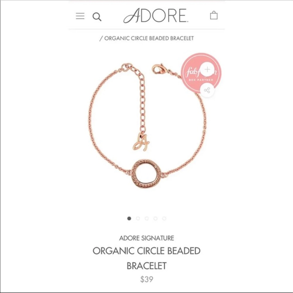 Brand new adore bracelet